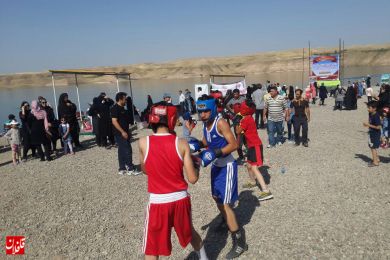 جشنواره فرهنگی ورزشی کرامت در سد آیدوغموش میانه 