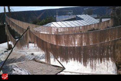 اریشته کسمه (رشته بری) در روستای کسلان / خانم احدی /کانال تلگرامی کسلانیم