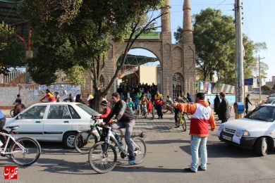 همایش دوچرخه سواری در میانه برگزار شد/ عکس: حسین پوربهرامی