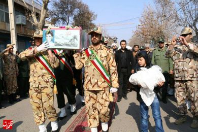 گزارش تصویری/ تشییع شهید جاویدالاثر منصور محمدی