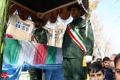 گزارش تصویری/ تشییع شهید جاویدالاثر منصور محمدی