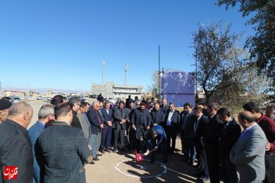 مراسم کلنگ زنی  ادامه بازگشایی مسیر کمربندی 35 متری شهر/ گزارش تصویری