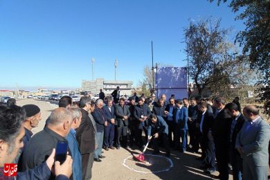 مراسم کلنگ زنی  ادامه بازگشایی مسیر کمربندی 35 متری شهر/ گزارش تصویری