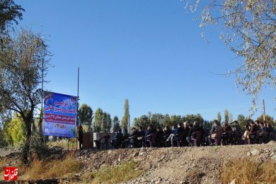 مراسم کلنگ زنی  ادامه بازگشایی مسیر کمربندی 35 متری شهر/ گزارش تصویری