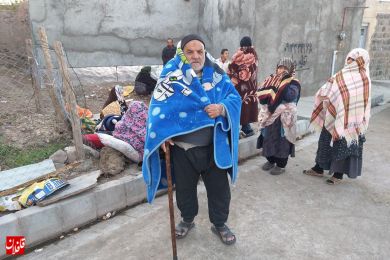 گزارش تصویری از خسارات زمین لرزه در ورنکش