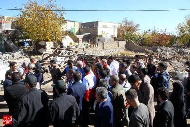 سفر سخنگوی دولت به مناطق زلزله زده میانه