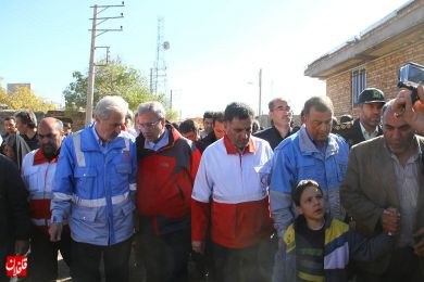 سفر سخنگوی دولت به مناطق زلزله زده میانه