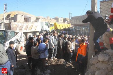 سفر سخنگوی دولت به مناطق زلزله زده میانه