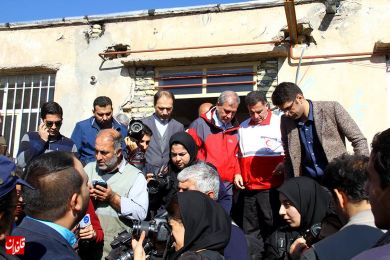 سفر سخنگوی دولت به مناطق زلزله زده میانه