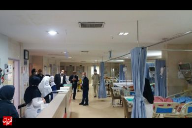  بازدید نوروزی دادستان میانه از بیمارستان‌های برکت امام و خاتم الانبیاء