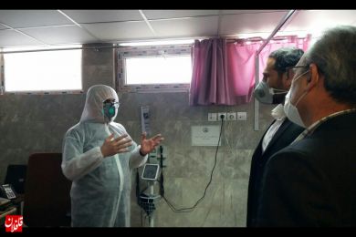  بازدید نوروزی دادستان میانه از بیمارستان‌های برکت امام و خاتم الانبیاء