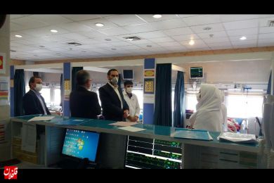  بازدید نوروزی دادستان میانه از بیمارستان‌های برکت امام و خاتم الانبیاء