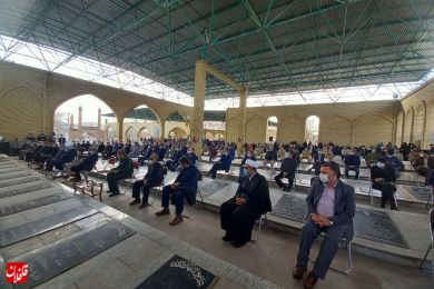مراسم اربعین شهادت سردار حاج علیرضا گلمحمدی در میانه برگزار شد