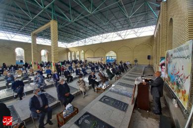 مراسم اربعین شهادت سردار حاج علیرضا گلمحمدی در میانه برگزار شد