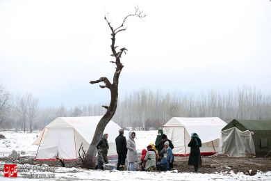کمپ زلزله زدگان خوی