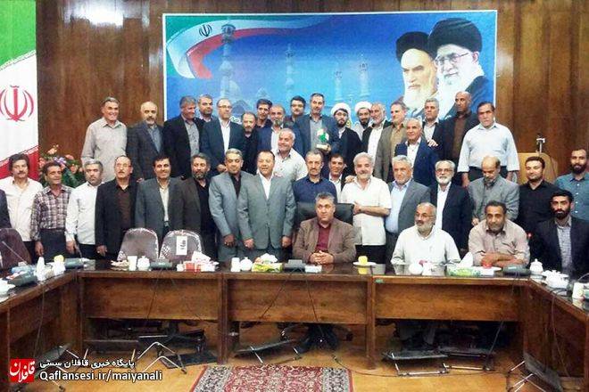 رزمندگان میانه ای دفاع مقدس در فرمانداری میانه گرد هم آمدند