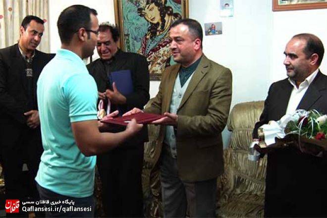 از میثم فرضعلی پور، قهرمان ووشوکار میانه ای استقبال شد