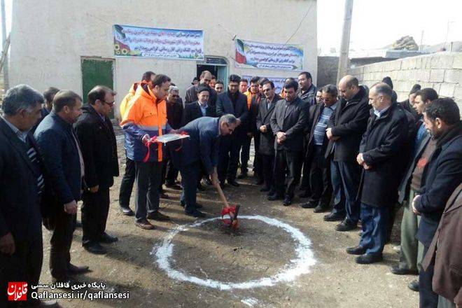 همزمان با دهه فجر گازرسانی به 12 روستا در بخش مرکزی میانه کلنگ زنی شد