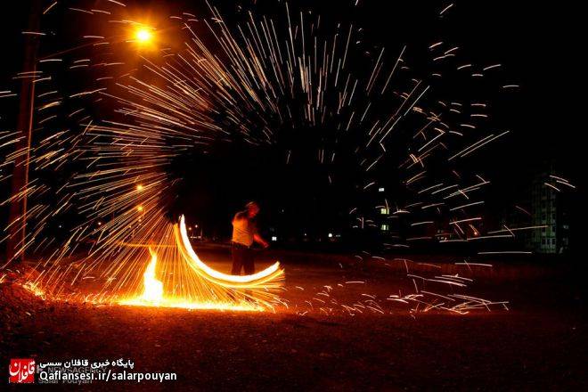 آیین چهارشنبه سوری در شهرستان میانه