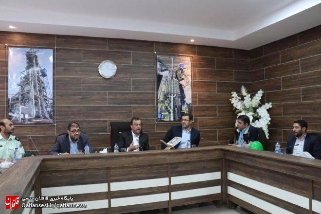 بازدید فرماندار، رئیس دادگستری و دادستان میانه از فاز 3 مجتمع فولاد