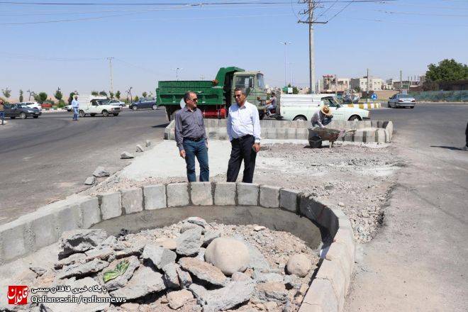 بازدید معاون عمرانی فرماندار از 4 پروژه عمرانی