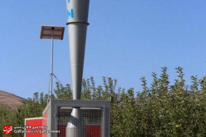 نصب و راه اندازی دو دستگاه سامانه ضد تگرگ در باغات روستاهای ورزقان و ترک