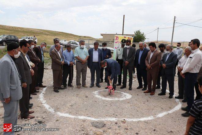 کلنگ زنی مدرسه 2 کلاسه شهید مقدمی روستای مونق
