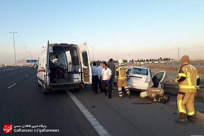 تصادف در جاده های زنجان به میانه ۲ فوتی و ۳ مصدوم بر جا گذاشت