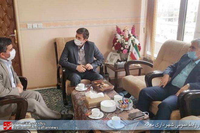 دیدار نماینده شهرستان و شهردار شهر میانه با معاون عمران و توسعه امور شهری و روستایی وزیر کشور
