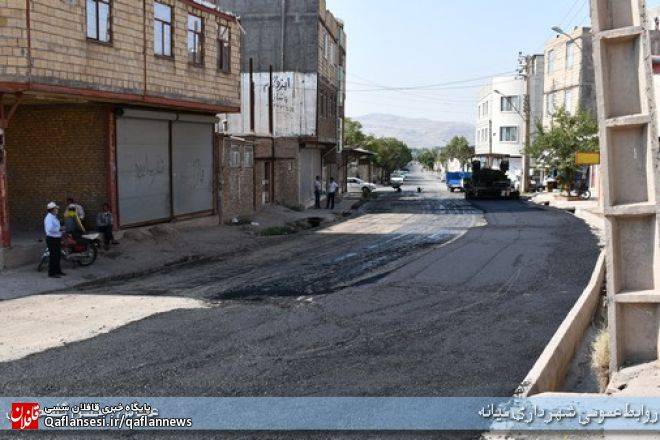 آسفالت ریزی انتهای خیابان گلستان پنجم شهرک ولیعصر و اتصال به خیابان 20 متری مهدیه