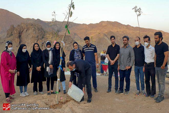 کاشت نمادین نهال پرستار در آرزولار و خاطره لر آغاجلاری