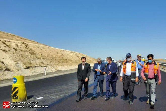 بازدید معاون معاون فنی و اجرایی سازمان راهداری از عملیات بهسازی جاده میانه –هشترود