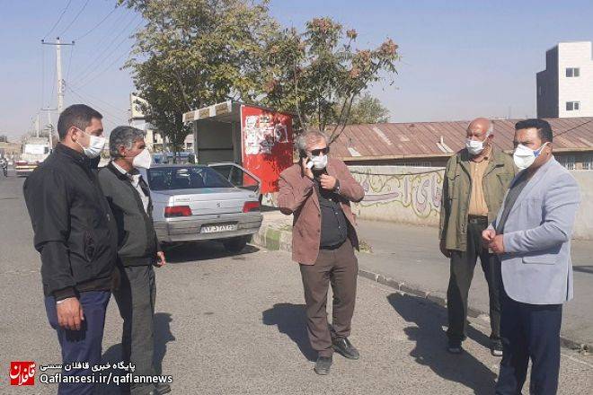 بازدید میدانی از سطح شهر توسط شهردار و اعضای شورای اسلامی شهر آچاچی