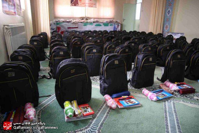 توزیع ۲۰۰ بسته آموزشی در قالب کمک‌های مومنانه بین دانش آموزان بی بضاعت میانه