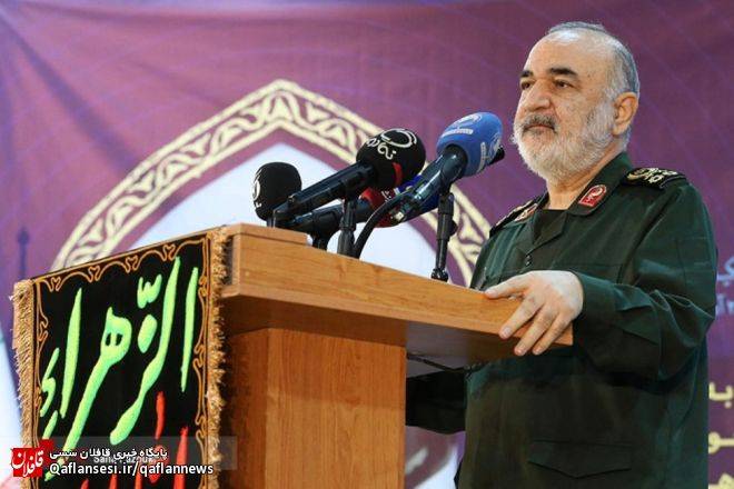 پیام سرلشکر سلامی بمناسبت شهادت شهیدان علیرضا گلمحمدی و محمود حاجی قاسمی