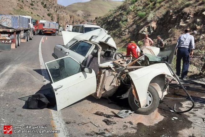 تصادف خونین در محور میانه - قره چمن