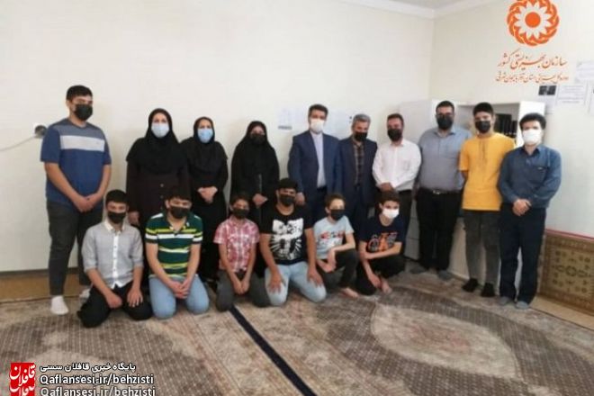 بازدید از خانه کودکان و نوجوانان تحت نظارت بهزیستی