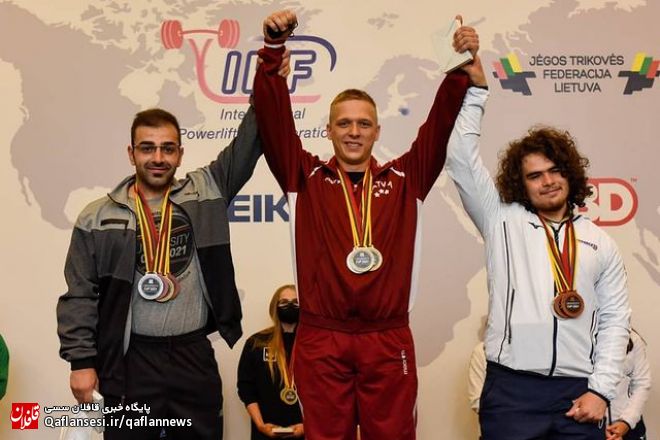 پاورلیفتینگ کار میانه‌ای نایب قهرمان کاپ جهانی شد