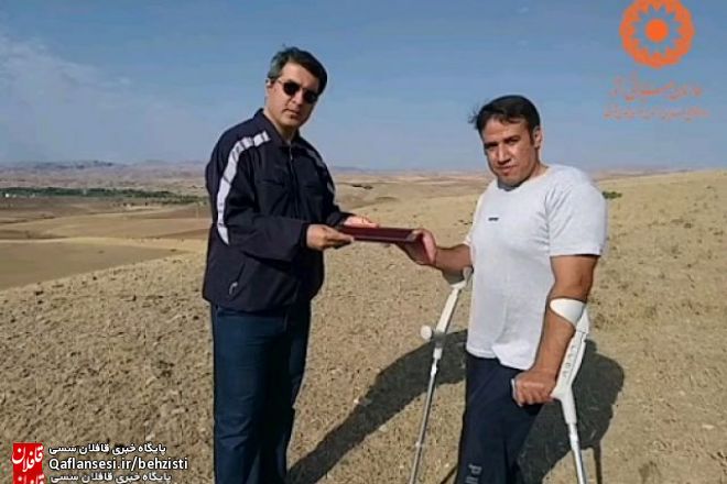 رکورددار کوه نوردی و پله نوردی تحت پوشش اداره بهزیستی شهرستان میانه