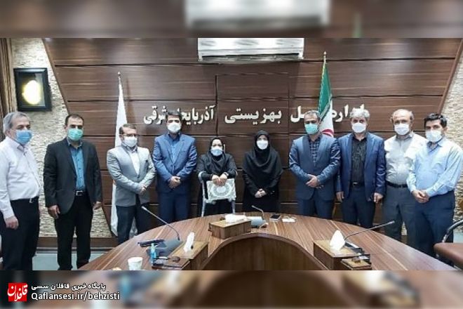 تجلیل از مسافر پارا المپیک ۲۰۲۰ اداره بهزیستی شهرستان میانه