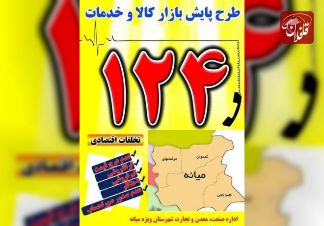 راه های ارتباطی ارائه گزارشات تخلفات اقتصادی به اداره صمت میانه