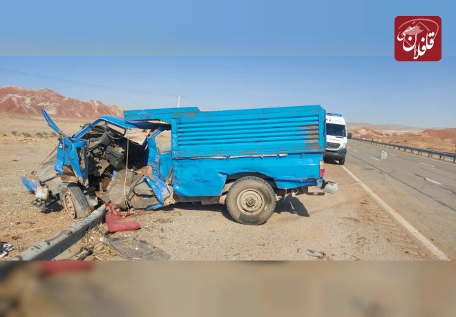 برخورد نیسان با تریلر در محور حادثه خیز اتوبان پیامبر اعظم