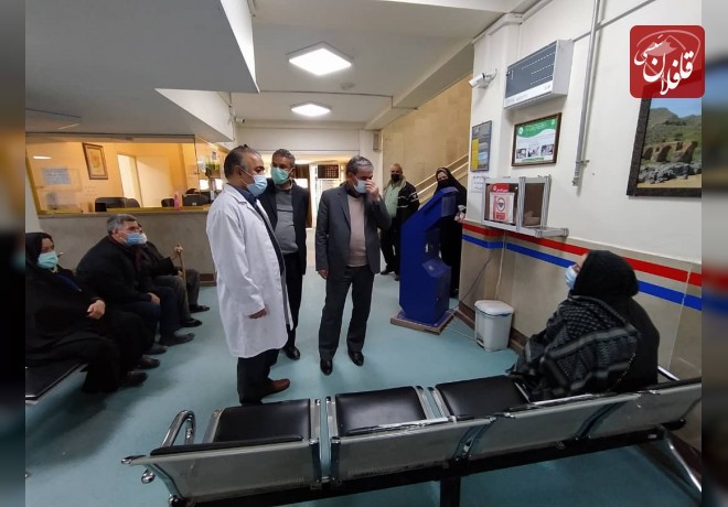 بازدید سرزده فرماندار ویژه میانه از پلی کلینیک تامین اجتماعی