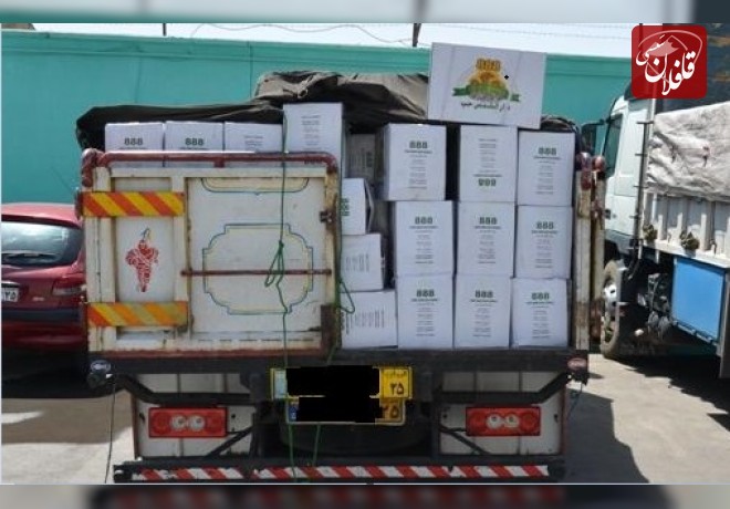 توقیف محموله خشکبار قاچاق در میانه