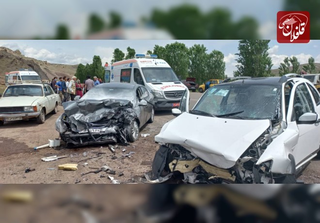 4 سانحه رانندگی در میانه ۹ مصدوم بجا گذاشت