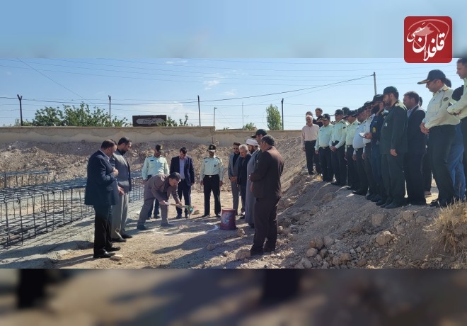 کلنگ زنی احداث ساختمان جدید فرماندهی انتظامی بخش کندوان