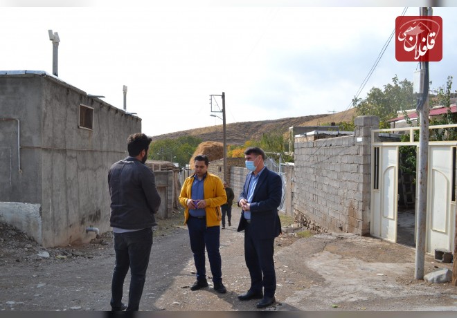 بازدید بخشدار کندوان از روستای چرور