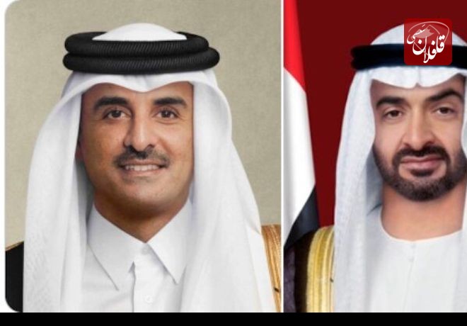 گفت‌وگوی تلفنی رئیس امارات و امیر قطر