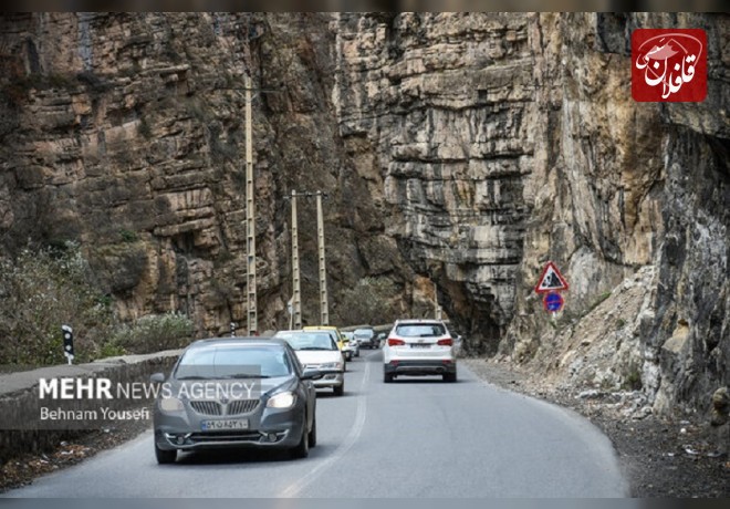 تردد در راه‌های مازندران دو طرفه است