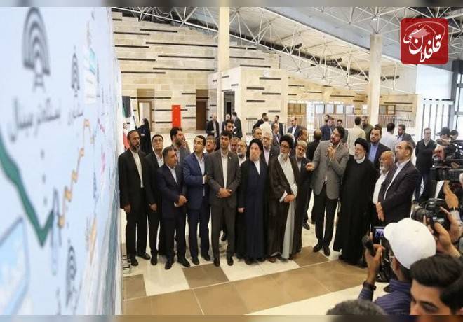 راه آهن بستان آباد - تبریز با حضور رئیس جمهور افتتاح شد